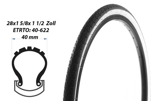 Zoll fahrrad reifen 28x1 - zoll,