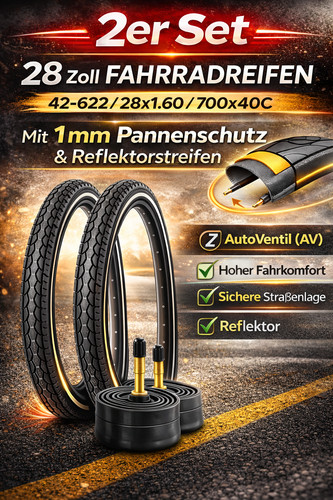 Zoll fahrradreifen - 28,